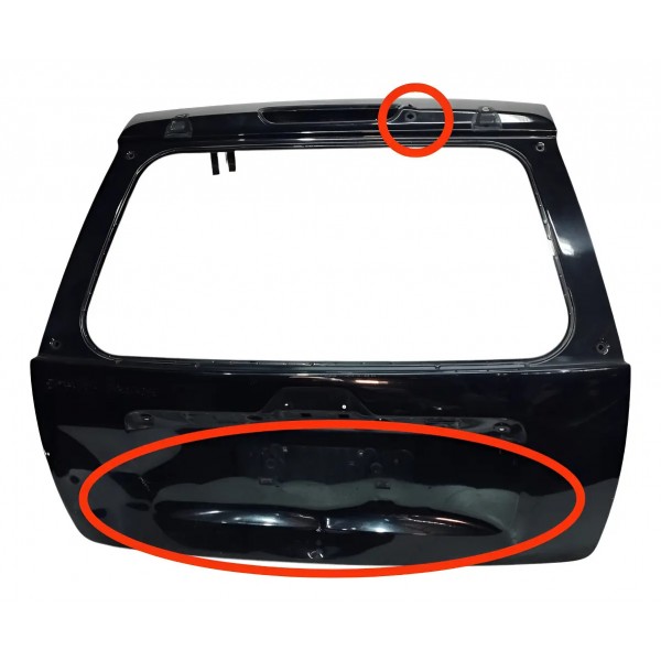 Tampa Traseira Kia Sportage 2008 2009 2010 Recuperar Preto