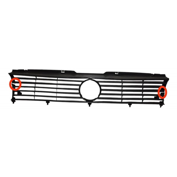 Grade Dianteira Vw Parati Gol Voyage 1984 1985 1986 Detalhe Preto Fosco
