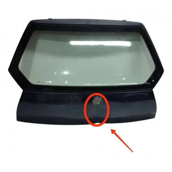 Tampa Traseira Fiat Palio 1996 1997 1998 1999 2000 Detalhe Azul