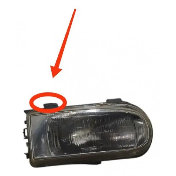 Farol Direito Gol Bola G2 1995 1996 1997 Á 2000 Detalhe Direito/passageiro
