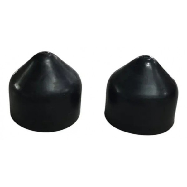 Par Tampa Amortecedor Traseiro Gm Monza 1992 1993 Á 1996 Preto