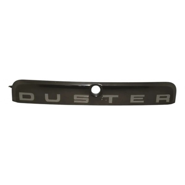 Moldura Friso Tampa Traseira Duster 2013 2014 2015 2016 Cinza-escuro