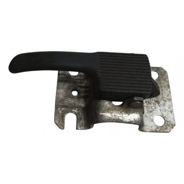 Maçaneta Interna Direita Vw Fusca Brasilia 1974 1975 Á 1979 Preto Dianteira