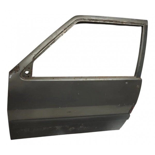 Porta Dianteira Esquerda Fiat Uno 1985 Á 1994 (detalhe) Dianteira Esquerdo Cinza-escuro