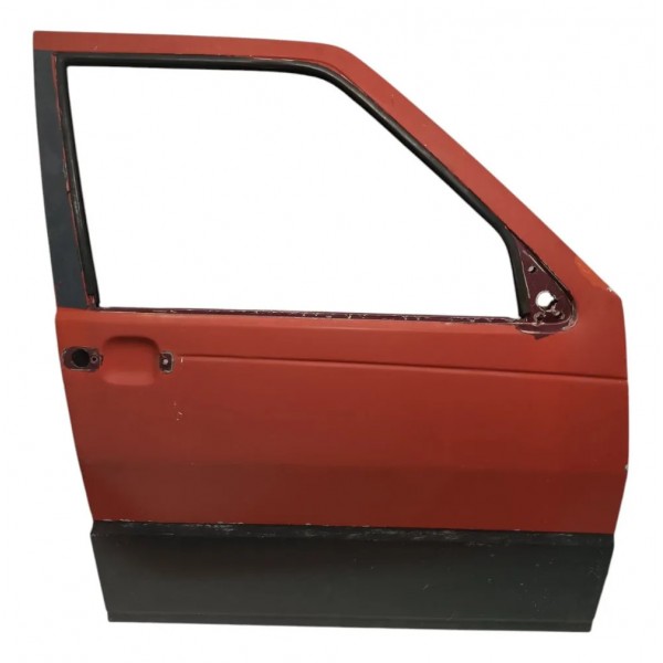Porta Dianteira Direita Fiat Uno Premio 1.6 1989 1990 Á 1992 Dianteira Direito Vermelho